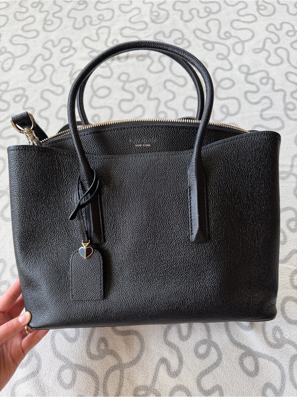 Kate Spade New York Margaux Large Satchel in Black